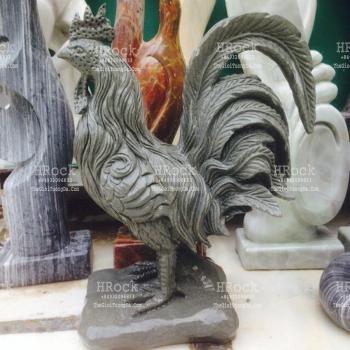 Tượng Gà Trống Đá Phong Thủy