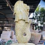 Tượng Sư Tử Biển Bằng Đá Tự Nhiên