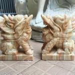 Kỳ Lân Đá Ngậm Linh Chi