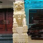 Kỳ Lân Đá Cẩm Thạch Vàng