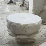 Đế Sen Bằng Đá Trắng Tự Nhiên