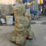 Đôi Kỳ Lân Vẩy Rồng Đá Ngọc