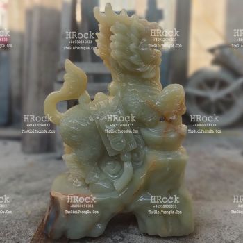 Đôi Kỳ Lân Vẩy Rồng Đá Ngọc