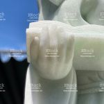 Tượng Thánh An Tôn Bằng Đá Tự Nhiên Nguyên Khối Điêu Khắc