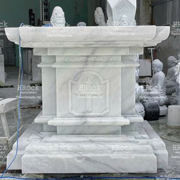 Đôn Đặt Tượng Chúa Bằng Đá Nguyên Khối