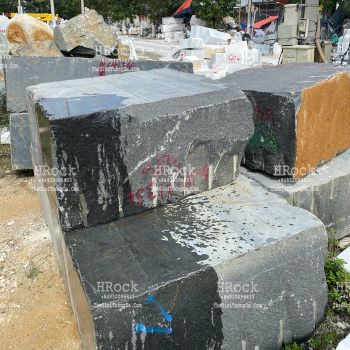 Đá Granite Đen Ấn Độ Phôi Thô