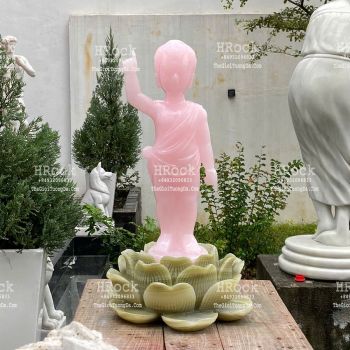Tượng Phật Đản Sanh Bằng Đá Ngọc