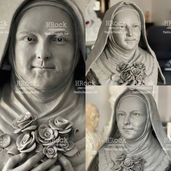 Tượng Thánh Nữ TERESA Bằng Đá (THERESE DE LISIEUX)