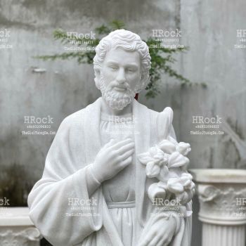 Tượng Thánh Giuse Thợ Bằng Đá