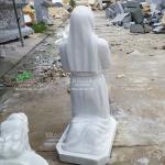 Tượng Thánh Nữ Bernadette Đá Trắng